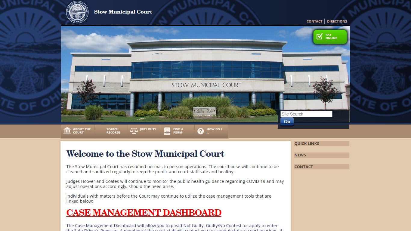 Stow Municipal Court